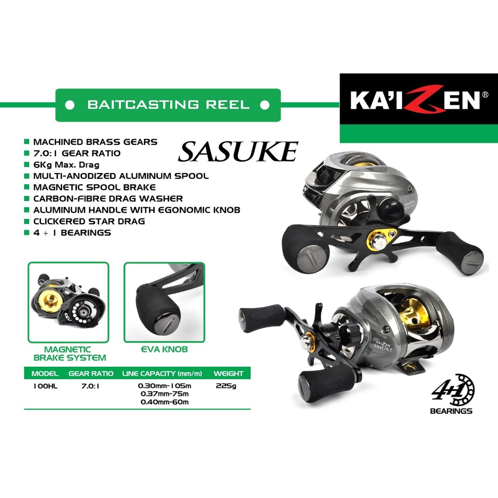 Reel BC / BAITCASTING KAIZEN SASUKE 100HL