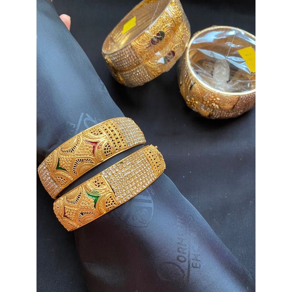 gelang dubai india lebar/gelang emas mata/gelang dubai emas