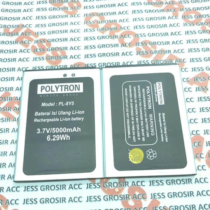 Baterai Battery Original Polytron Rocket T5 R2508 3G , PL-8Y5 , PL8Y5