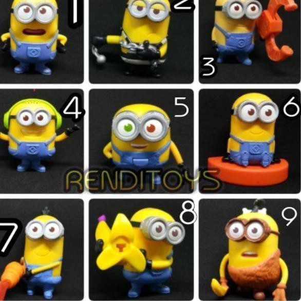 Cashback Minion Action Figure Mcd Action Figure Minion Happy Meal Despicable Me 3 Mcdonald Shopee Indonesia