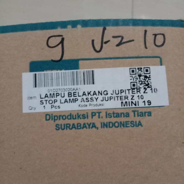 lampu Belakang / Stop lamp Assy Jupiter Z 10