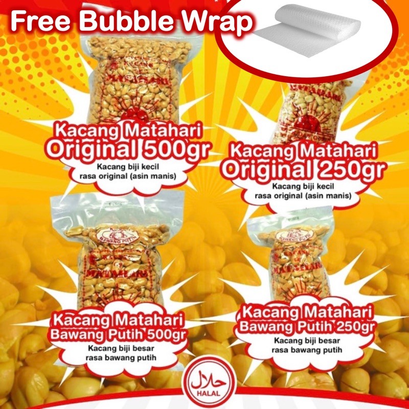 

Kacang Matahari Asli BALI 250 Gram PLUS BUBBLE WRAP