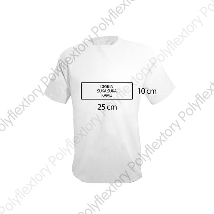 

Sablon Custom 10 X 25 Cm Murah - Sablon Digital High Quality