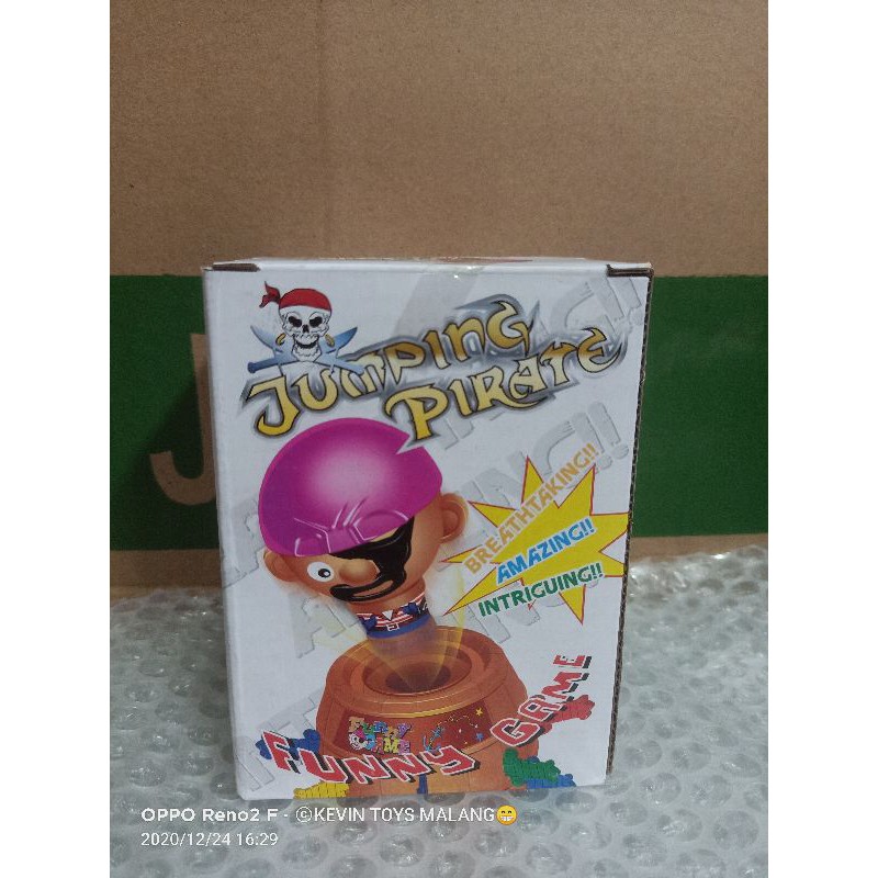 MU 07 / 5858A Lucky game jumping pirate funny game / mainan anak edukasi barrel pirate / mainan prank anak