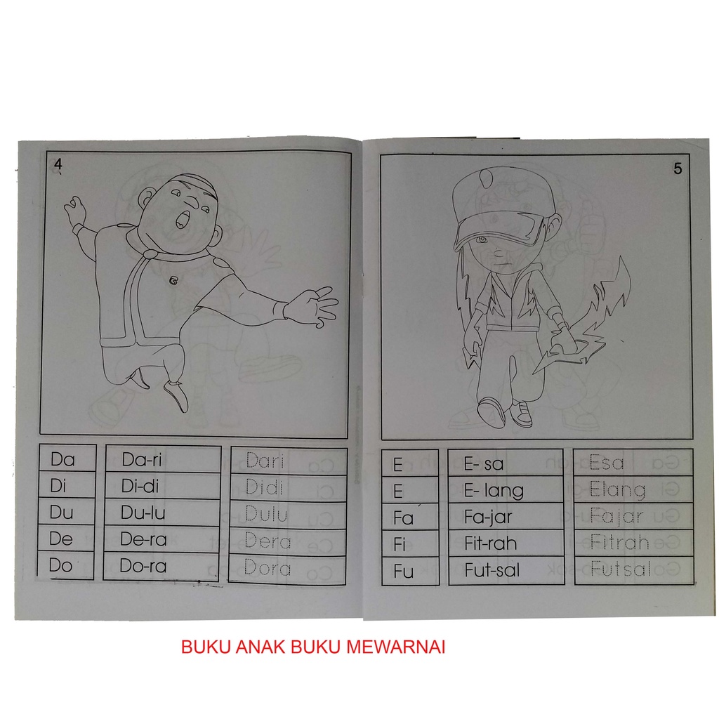 Buku Cerita Anak Buku Mewarnai Anak Buku Gambar Dongeng Anak Paud