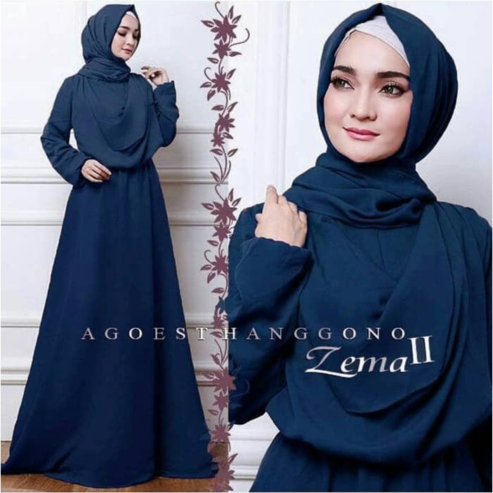 NISSA SABYAN  Gamis / Baju Wanita Muslim Zema Syari
