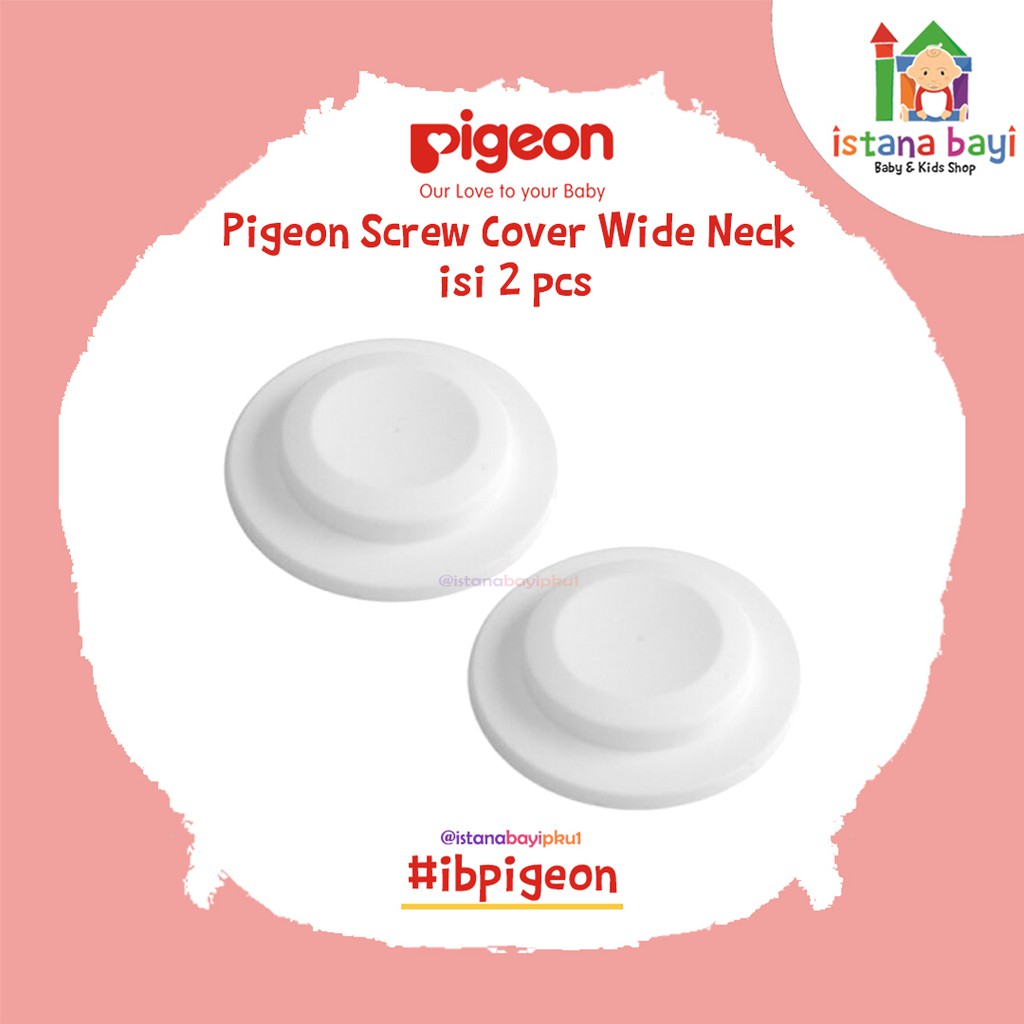 Pigeon Screw Cover Wide Neck isi 2pcs