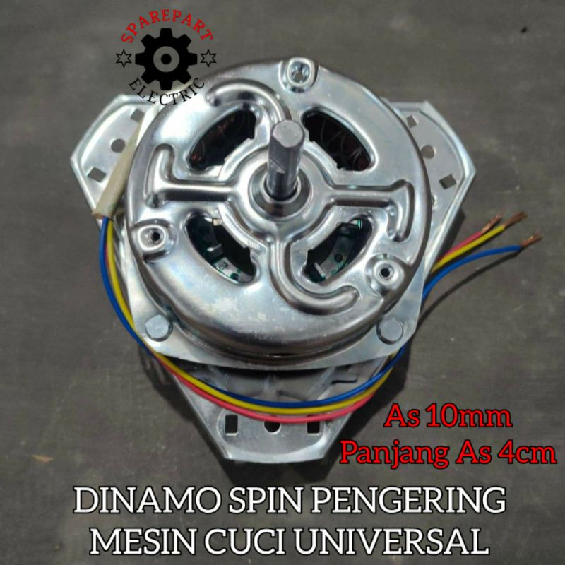 DINAMO SPIN / PENGERING MESIN CUCI UNIVERSAL MULTI AS 10MM