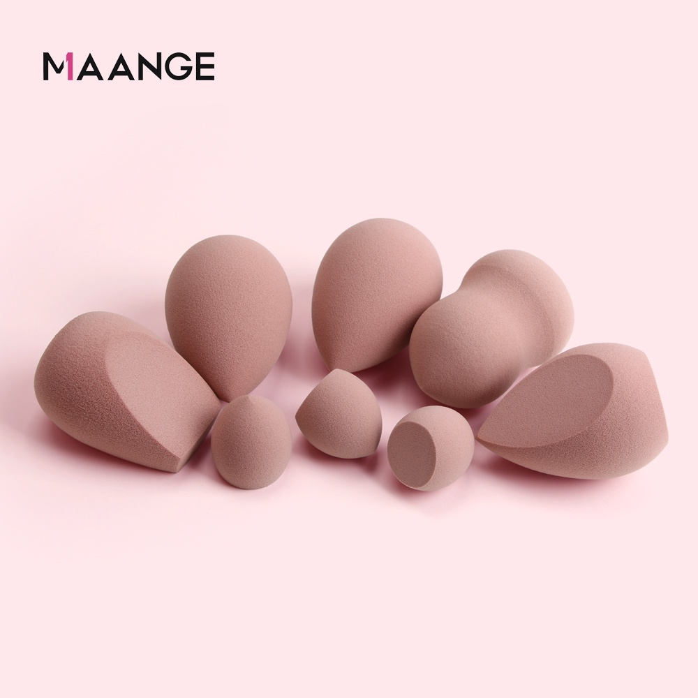 MAANGE 8Pcs/box Flexible Makeup Sponge Bottled Beauty eggs Soft Puff Beauty Tools Makeup Accessories