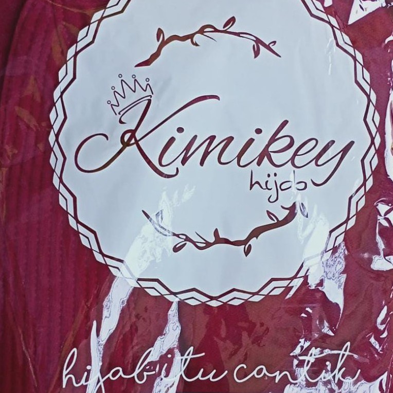 Jilbab Instan pad Amelia By Kimikey-MAROON