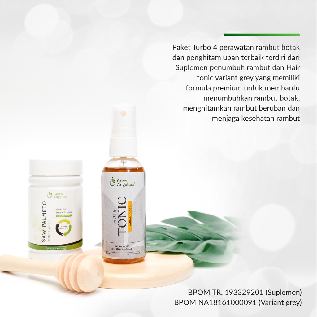 Penghitam Rambut Uban Dan Penumbuh Rambut Solusi Rambut Botak Dan Beruban AMPUH Teruji BPOM Halal
