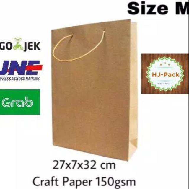 

Pembelian Kelipatan 20 pcs Paperbag Paper Bag M 27x7x32 Tas Kertas Shopping Bag Goodie Bag