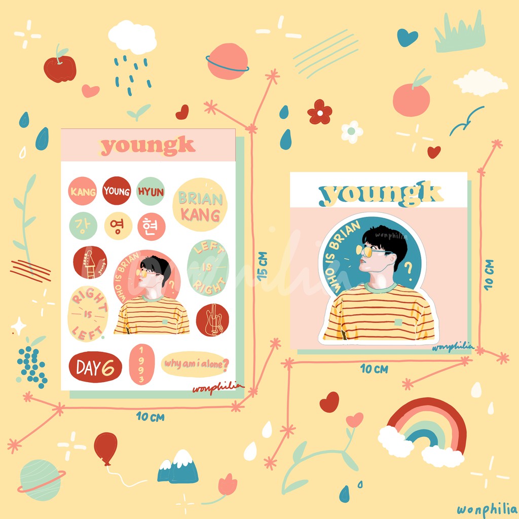 

DAY6 STICKER SET - YOUNGK