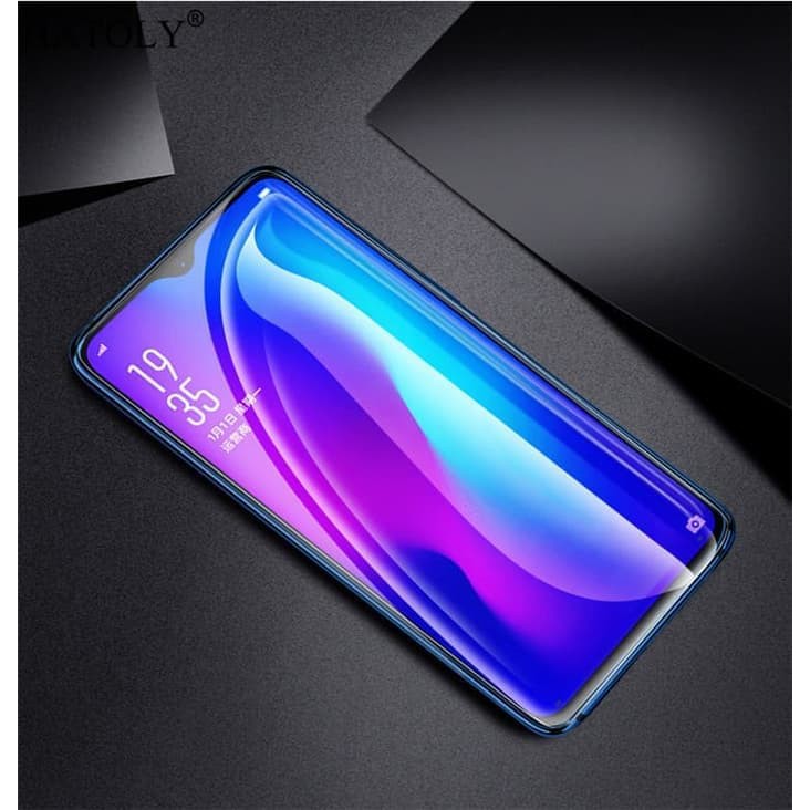 Samsung A10 / A20 Tempered Glass 5D Full Cover Full Lem