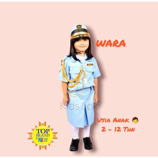 baju profesi anak seragam TNI AU WANITA anak baju karnafal kostum anak