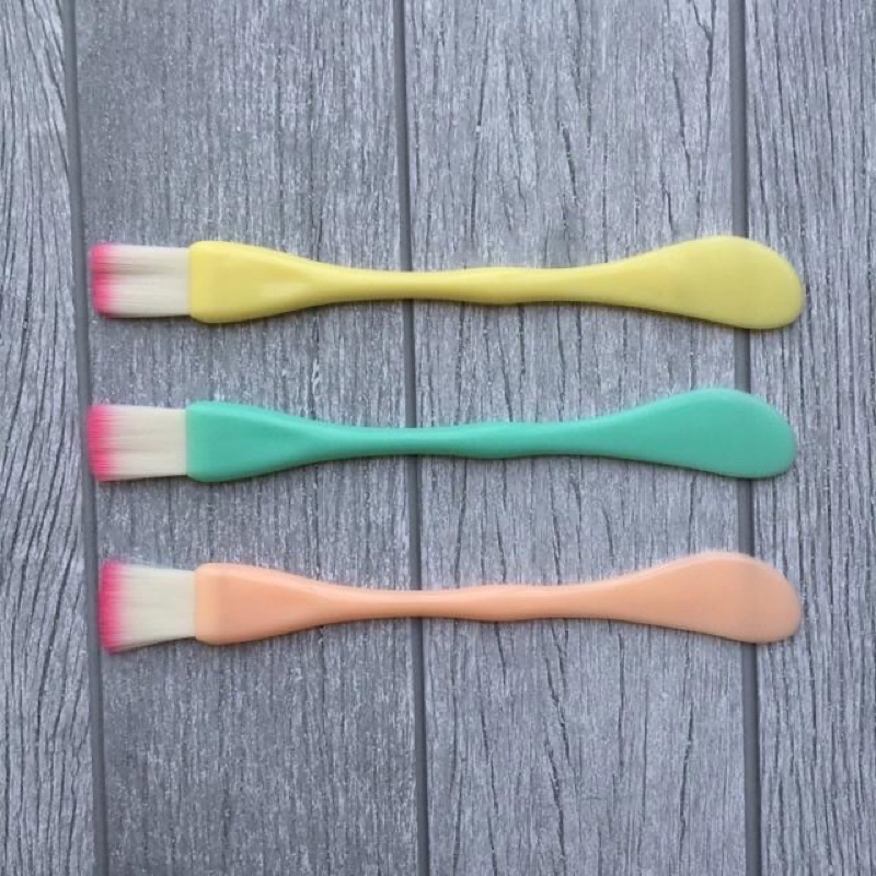 KUAS SPATULA 2in1 untuk masker wajah badan