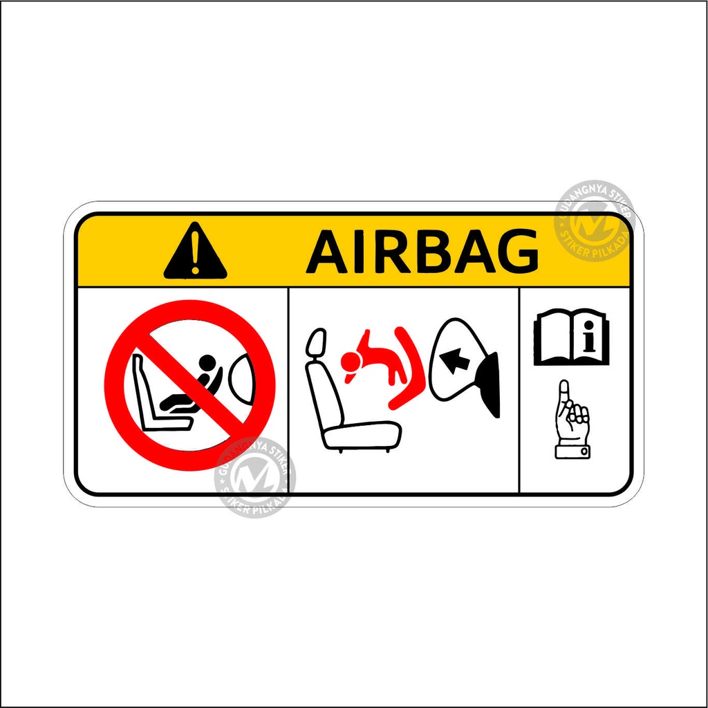 

STIKER VINYL AIRBAG SIGN