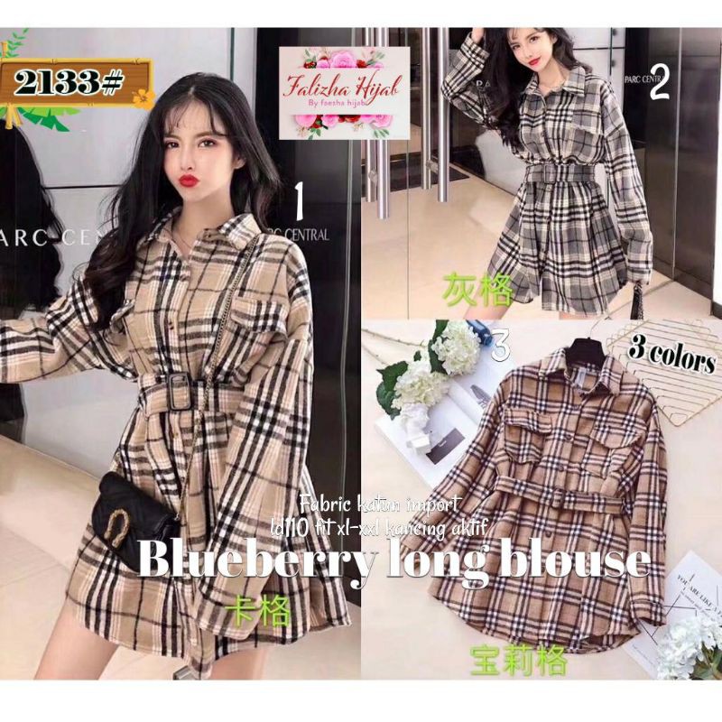 Blueberry Long Blouse