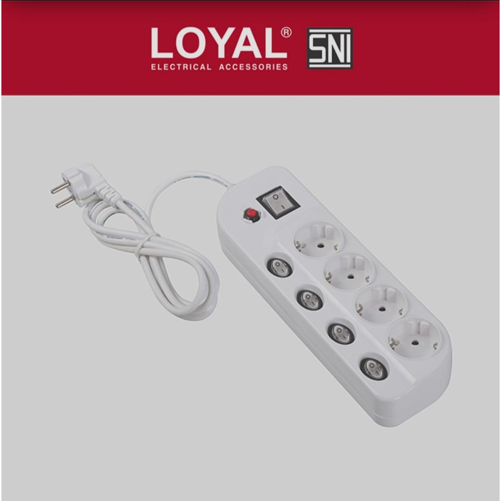 Extension Socket Multi Tap 4 - LOYAL 254