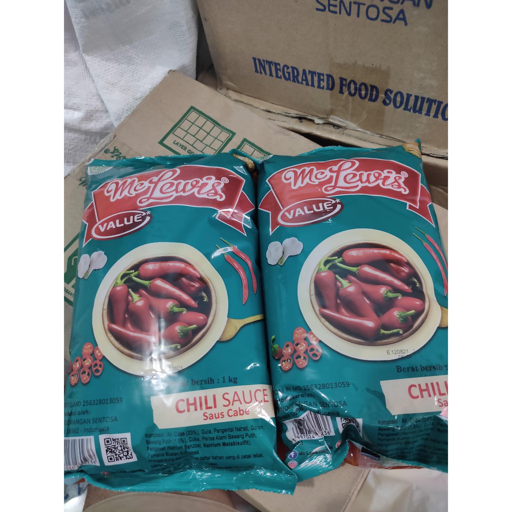 

mc lewis chili sauce (saus cabe cabai) 1000 gram/1 kg