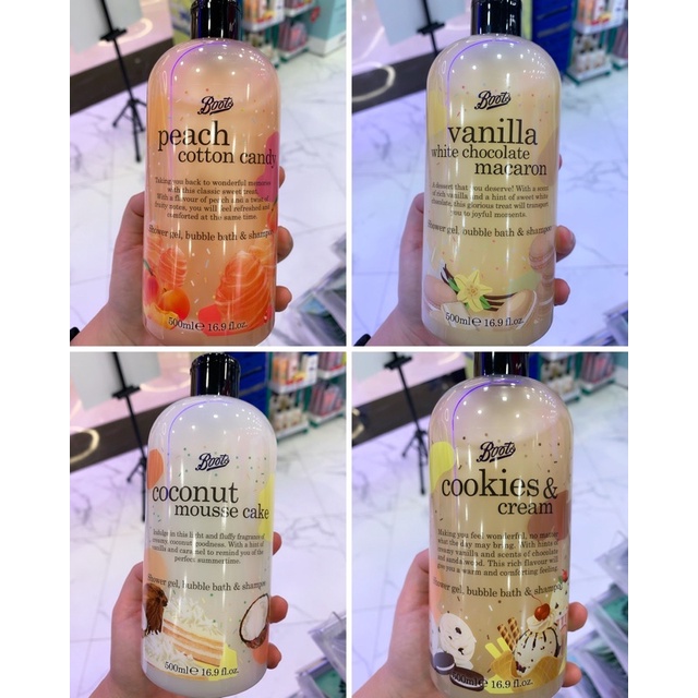 Jual Boots Shower Gel , Bubble Bath , Shampoo 500ml Shopee Indonesia