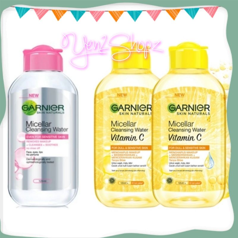 GARNIER MICELLAR CLEANSING WATER 400ml dan 125ML PEMBERSIH MAKE UP WAJAH