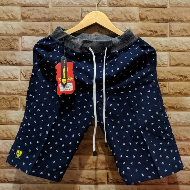 CELANA PENDEK CHINO MOTIF KOLOR RIP PRIA UKUR 28-33