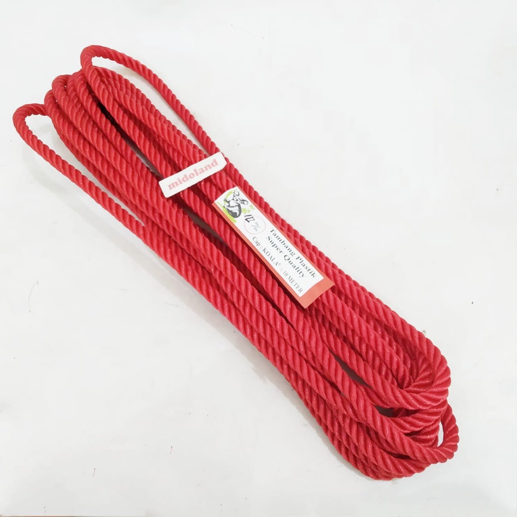 

Tambang Plastik 10mm KOALA, Tali Tambang, Tali Plastik, Plastic Rope MIDOLAND