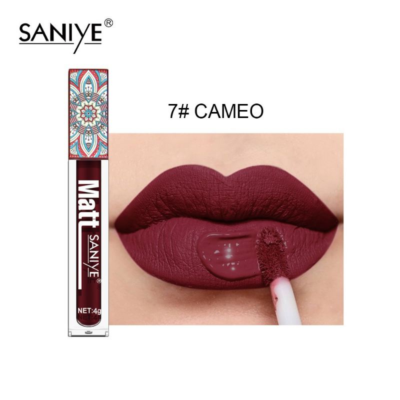 Medan Termurah matte lip Cream tahan lama liquid lipstik waterproof saniye