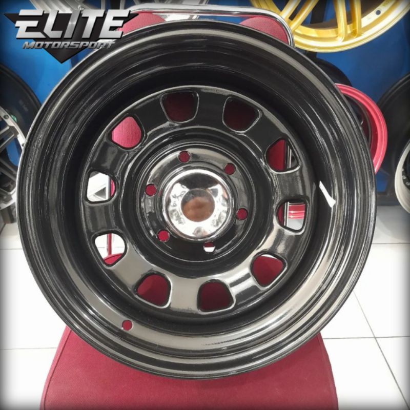 Velg Mobil hardtop Taft Hilux Triton R16x8 Lubang 6 Pcd 139.7 Velg Daytona