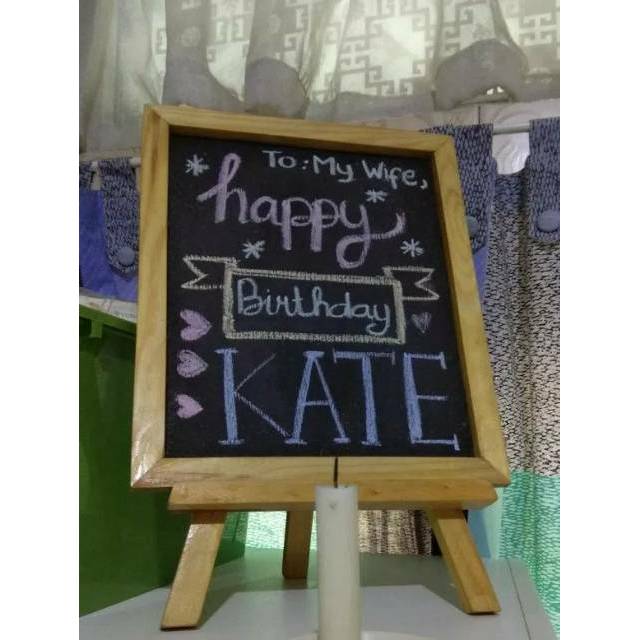 

Papan tulis kecil mini chalkboard papan tulis kapur kecil papan hitam