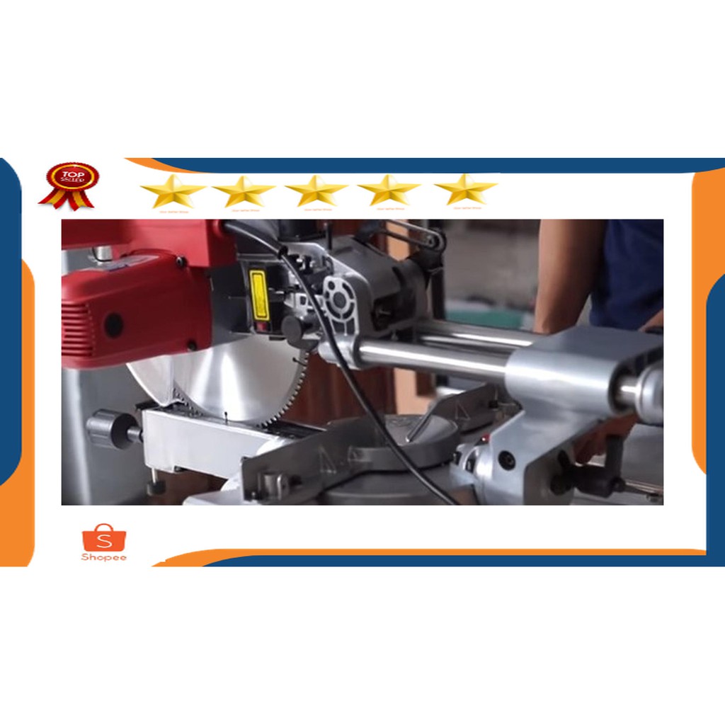 sliding miter saw 10inch with Laser guide  WIPRO WP-925515 mesin gergaji sliding mitre potong kayu