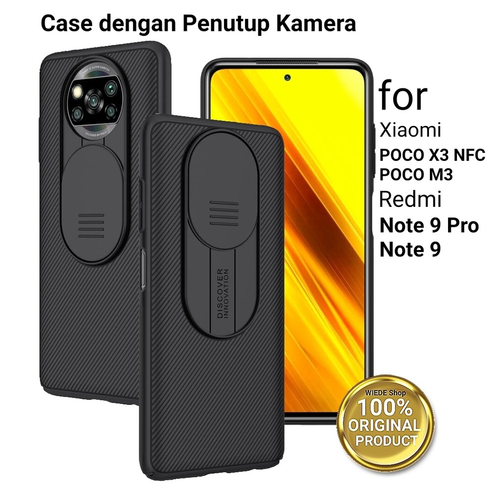 Case Xiaomi POCO X3 NFC / M3 / REDMI Note 9 Pro / 9 CAMSHIELD Camera