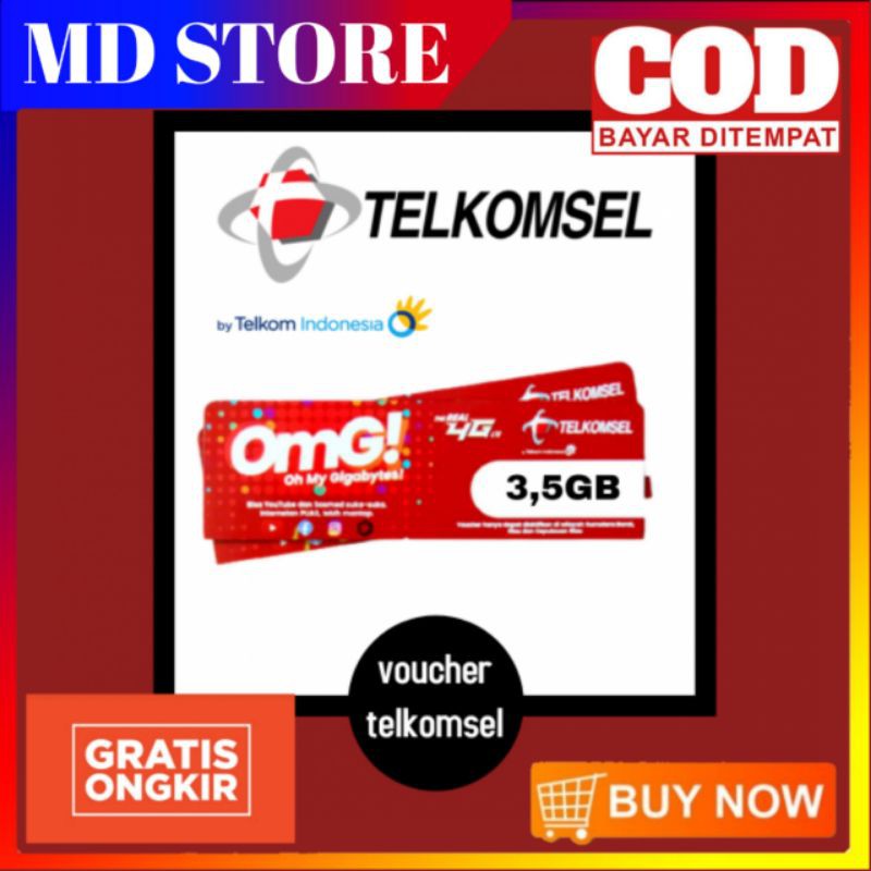 Voucher Data Telkomsel 3,5 GB
