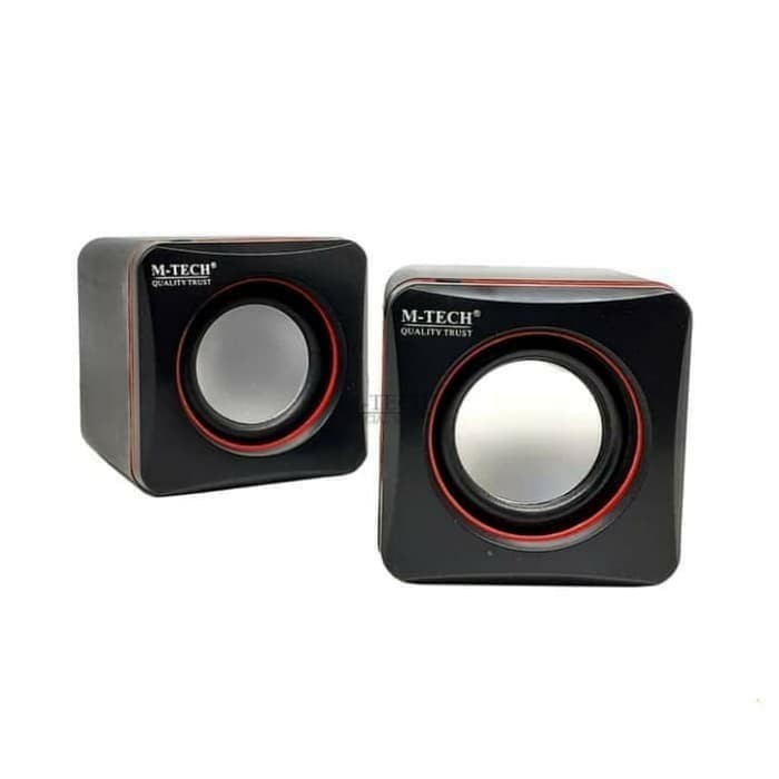 SPEAKER M-TECH MT-02 U-CUBE USB POWER JEK 3.5mm TRS STEREO VOL CTRL