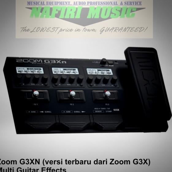 Efek Gitar Zoom G3XN / Zoom G 3XN / Zoom G 3 X N baru 100% garansi