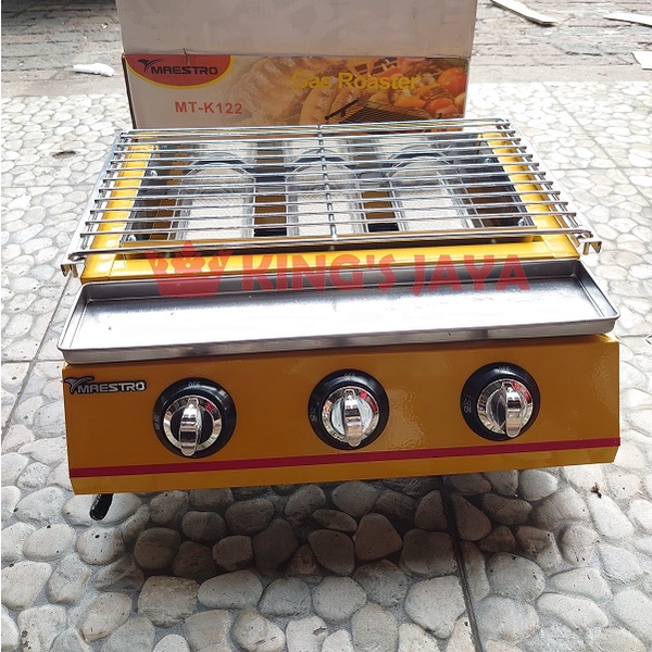 Gas Roaster 3 tungku - Pemanggang 3 Tungku - Alat Panggang