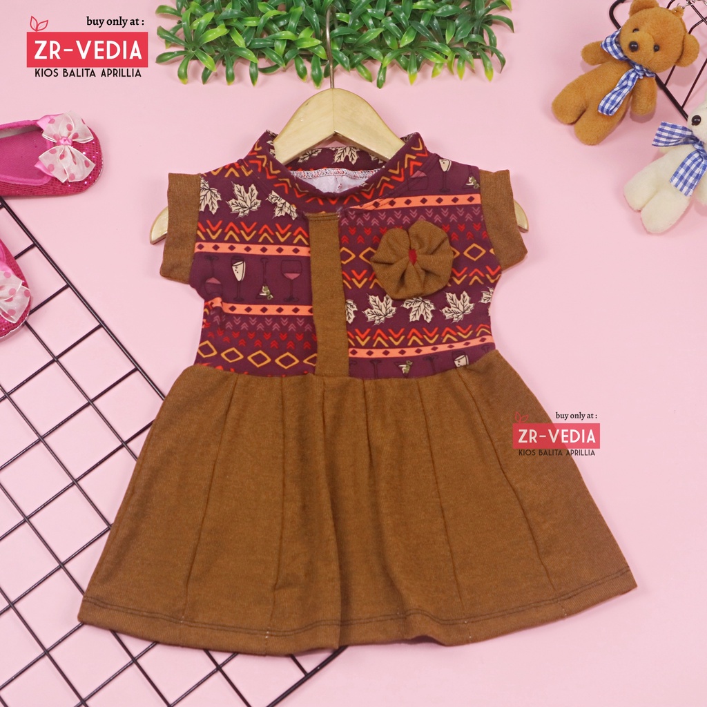 Dress Bilqis uk Bayi 3-18 Bulan / Dres Yukensi Murah Baby Baju Anak Perempuan Gaun Pesta Pakaian kiosbalitaaprilia