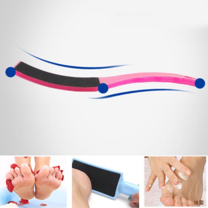 [Double-sided Curved Tang File Pedicure Tool] [Professional Pedicure Rasp Foot File] [Foot Scrubber Callus Remover]