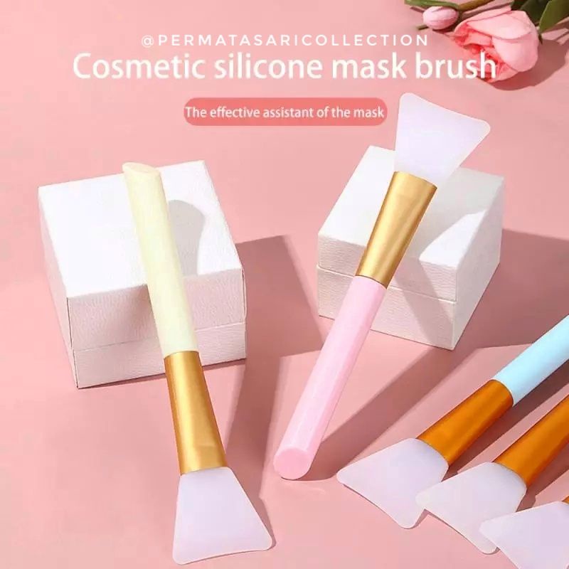 Kuas Masker Perawatan Wajah Silikon Silicone Brush Skincare