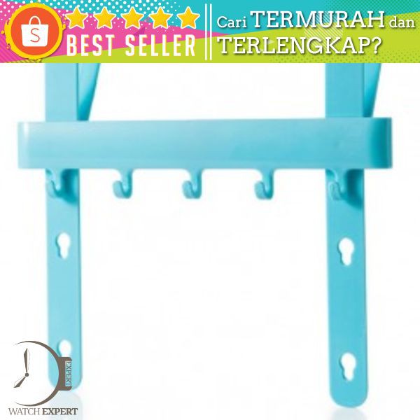 Rak Gantungan Peralatan Dapur model Hook - Blue