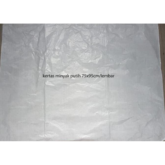 

Kertas Minyak Putih / 20 lembar / 75 x 95 cm