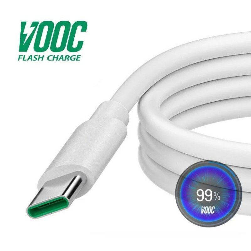 Kabel Data Oppo A5 / A54 / A9 / R17 / A91 / A53 / Reno VOOC Type C Original Kabel Data