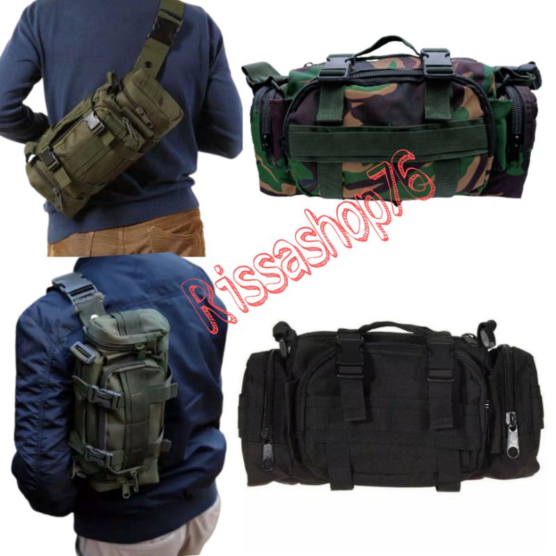 Tas Selempang Pinggang Tactical Army SL 581