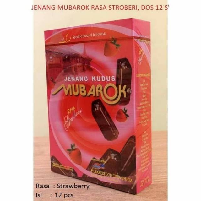 

Jenang Mubarok / Strawberry / Pack / 280gr