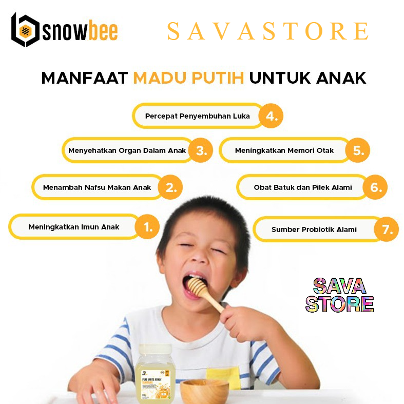 MADU PUTIH HUTAN SUMBAWA MURNI 1KG SNOWBEE PURE WHITE HONEY MADU PUTIH MURNI - ECER GROSIR