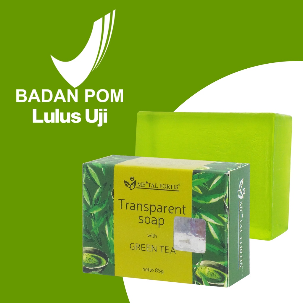 CUCI GUDANG Sabun Badan Muka Metal Fortis Transparent Papaya / Cucumber / Bengkoang / Sereh / Rice Milk 85gr