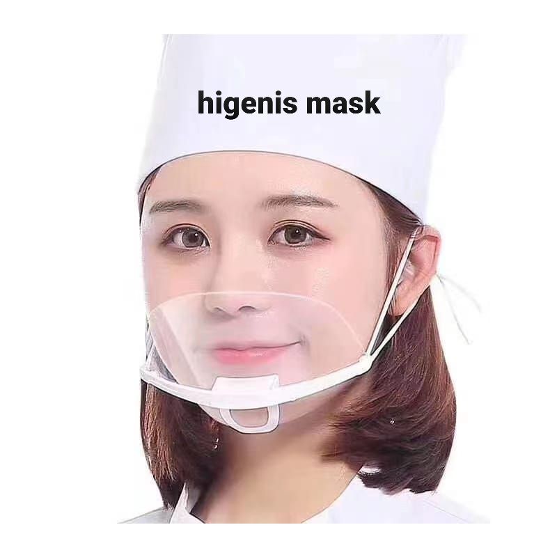 face shield mouth mask masker penutup mulut higenis