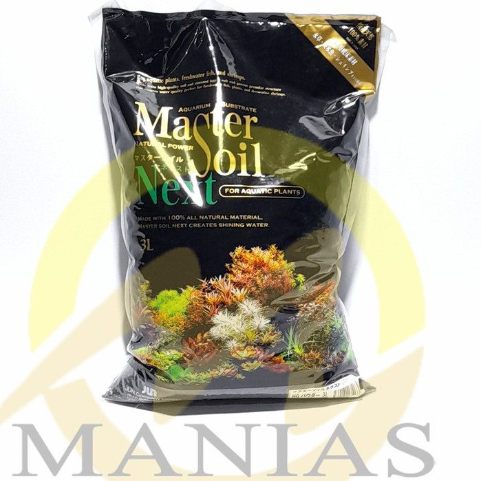 MASTER SOIL / MASTER SOIL 3 LITER SUBSTRAT AQUARIUM AQUASCAPE MURAH BERGARANSI