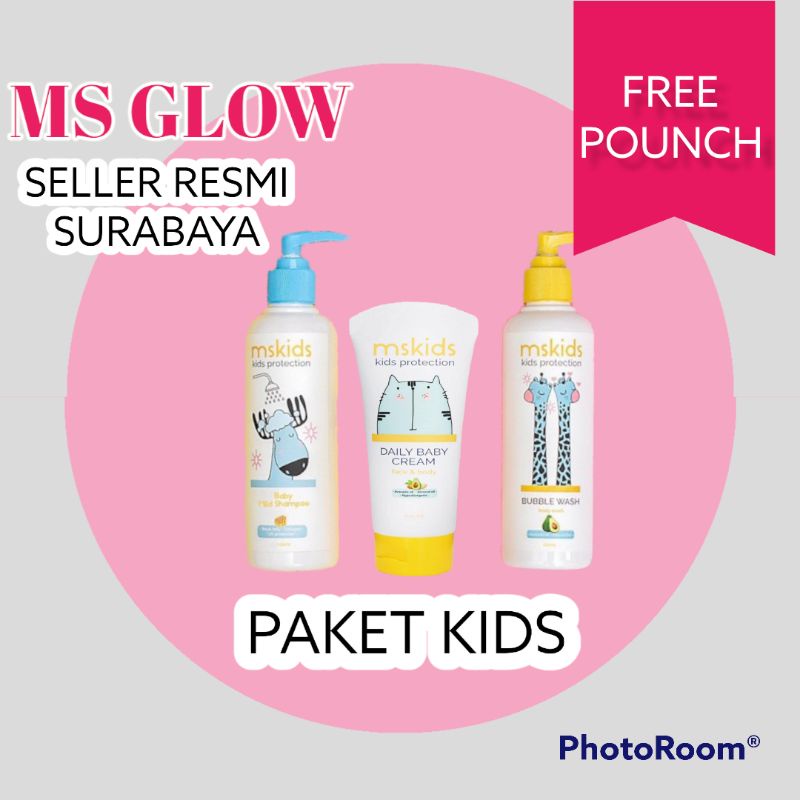 MS GLOW MS KIDS/ SABUN MS KID/ SHAMPO MS KIDS/DAILY CREAM MS KIDS/BODY WASH MS KIDS/SHAMPOO MS KIDS 